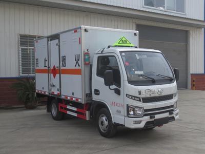 Jiangte brand automobiles JDF5040XRYSH6 Flammable liquid box transport vehicle