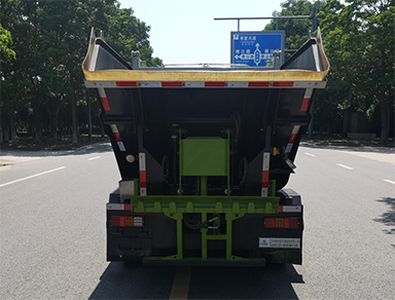 Zhongke Shangsheng Automobile ZKS5040ZZZBEV Pure electric self loading and unloading garbage truck