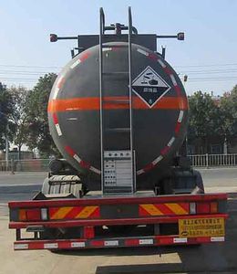 Zhongqi Liwei brand automobiles HLW5315GFW5CQ Tank transport vehicle for corrosive substances