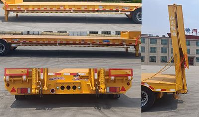 Chenlu  LJT9407TDP Low flatbed semi-trailer