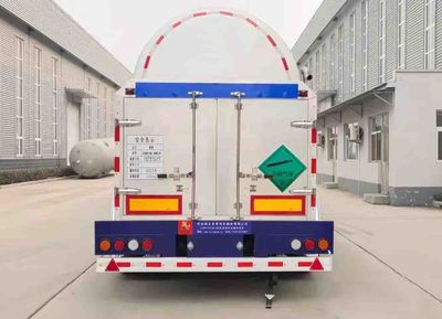 Juwang  ZJW9405GDY Low temperature liquid transport semi-trailer