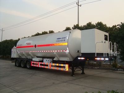 Chart  CTZ9331GDY Low temperature liquid transport semi-trailer