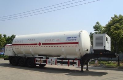 Chart  CTZ9331GDY Low temperature liquid transport semi-trailer