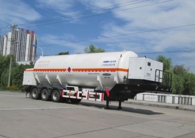 Chart  CTZ9331GDY Low temperature liquid transport semi-trailer