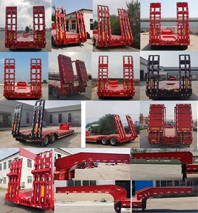 Yixiangtong  QAT9333TDP Low flatbed semi-trailer