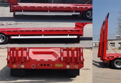 Yixiangtong  QAT9333TDP Low flatbed semi-trailer