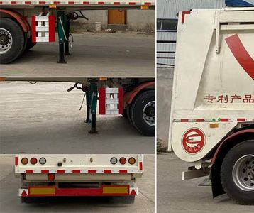 Zhongyun Changda brand automobiles XSQ9408ZLS Bulk grain transportation semi-trailer