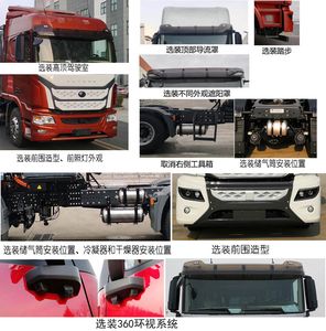 Yutong  ZKH4250P4BEV7 Battery swappable pure electric semi-trailer tractor