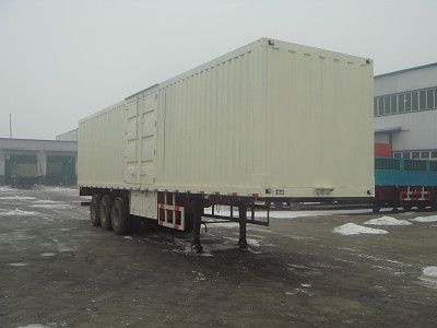 Juwang  ZJW9330XXY Box transport semi-trailer