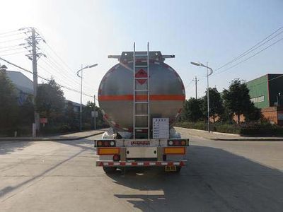 Special transport  DTA9407GYY Aluminum alloy oil transport semi-trailer