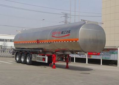 Ruijiang  WL9403GRYE Aluminum alloy flammable liquid tank transport semi-trailer