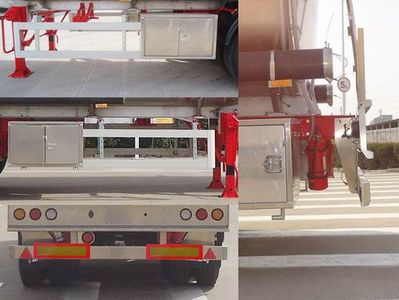 Ruijiang  WL9403GRYE Aluminum alloy flammable liquid tank transport semi-trailer