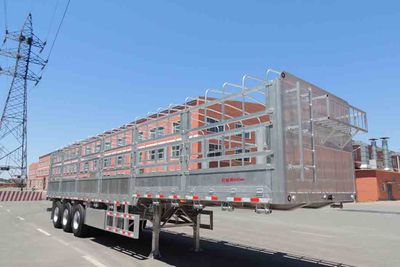 Zhongwang  MBS9401CCYLH Aluminum alloy warehouse grate transport semi-trailer