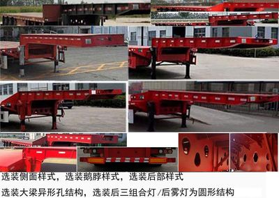 Jishan Kaida  NXK9400TDP Low flatbed semi-trailer