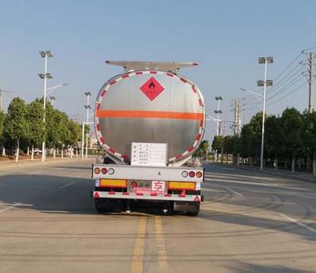 Zhuanwei  HTW9401GYYLC Aluminum alloy oil transport semi-trailer