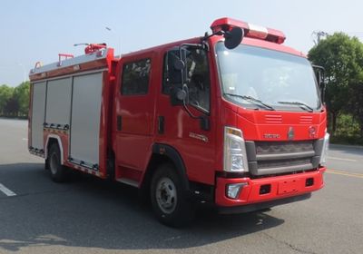 Jiangte brand automobiles JDF5110GXFPM45Z6 Foam fire truck