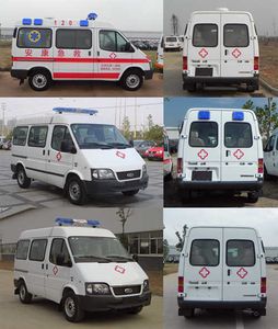 Jiangling Quanshun brand automobiles JX5034XJHZB ambulance