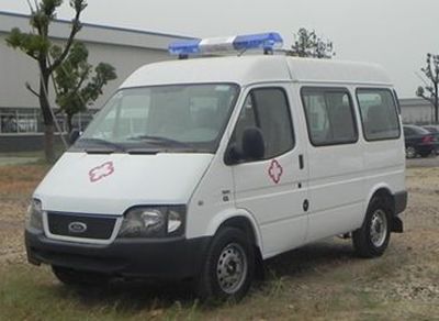 Jiangling Quanshun brand automobiles JX5034XJHZB ambulance