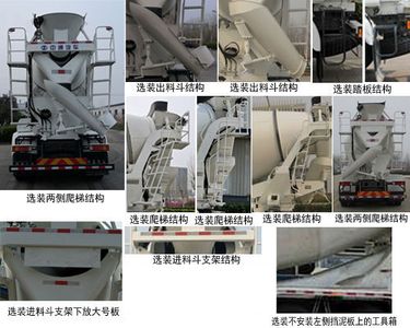 Dongyue  ZTQ5313GJBZ7N30E Concrete mixing transport vehicle