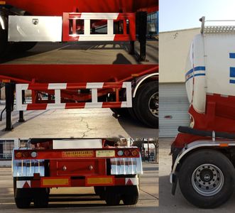 Xinjun brand automobiles ZHY9400GFL Medium density powder material transportation semi-trailer