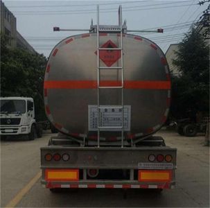 Dongfeng  DFZ9403GRY Aluminum alloy flammable liquid tank transport semi-trailer