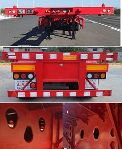 Jiyue  TZZ9403TJZ Container transport semi-trailer