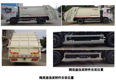 Yuchai Special Automobile NZ5184ZYSA Compressed garbage truck