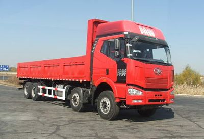 Jiefang Automobile CA3310P66K24L7T4E Flat head diesel dump truck