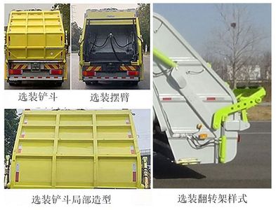 Long March  CZ5180ZYSSU10BEV Pure electric compression garbage truck