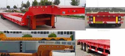 Huajin  YJH9402TDPXZ Low flatbed semi-trailer