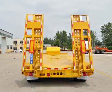 Brilliant Business Car DHH9370TDP Low flatbed semi-trailer