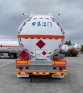 CIMC ZJV9351GYYJM Aluminum alloy oil transport semi-trailer