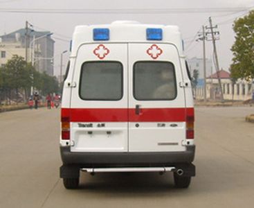 Jiangling Quanshun brand automobiles JX5044XJHMCB ambulance