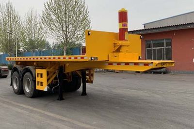 Yongkang  CXY9351ZZXP Flat dump semi-trailer