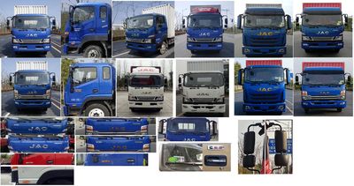 Jianghuai brand automobiles HFC5128XXYP31K2D7S Box transport vehicle