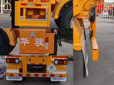 Huajun  ZCZ9405TWYN Transport semi-trailer of dangerous goods tank frame