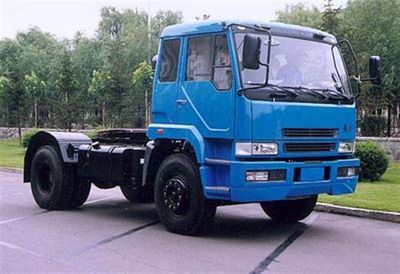 Jiefang Automobile CA4161P2K2 Flat headed diesel semi-trailer tractor