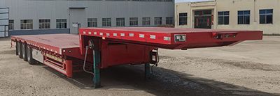 Zhongshun Guangxin brand automobiles HGX9400TDP Low flatbed semi-trailer