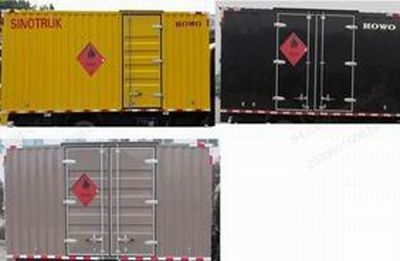 Haowo  ZZ5047XRQH3315F145 Flammable gas box transport vehicle