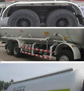 Lingyu  CLY5311GFLA9 Low density powder material transport vehicle