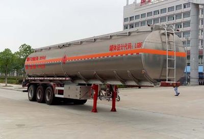 Chufei  CLQ9400GYYA Aluminum alloy oil transport semi-trailer