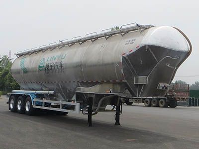 Lingyu  CLY9409GFLC Low density powder material transportation semi-trailer