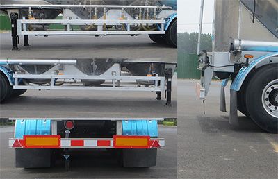 Lingyu  CLY9409GFLC Low density powder material transportation semi-trailer