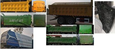 Jiefang Automobile CA5251ZLJP25K15L3T1E5A80 garbage dump truck 