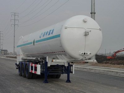 Han Zhong Shen Leng  ZHJ9401GDYA Low temperature liquid transport semi-trailer