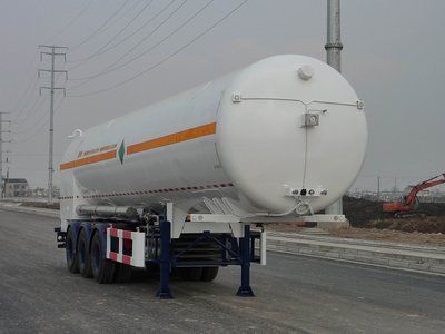 Han Zhong Shen Leng  ZHJ9401GDYA Low temperature liquid transport semi-trailer