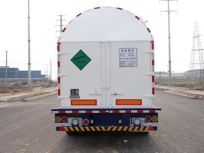 Han Zhong Shen Leng  ZHJ9401GDYA Low temperature liquid transport semi-trailer