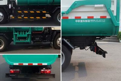 Zhonglian Automobile ZLJ5040ZZZHFE4 Hydraulic Lifter Garbage truck 