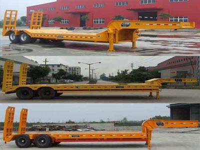 Huilian Automobile HLC9343TDP Low flatbed semi-trailer