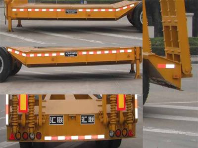 Huilian Automobile HLC9343TDP Low flatbed semi-trailer